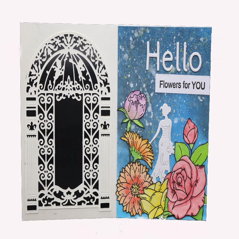 

FeLicearts castle metal dies for scrapbooking DIY photo paper card making decorative stamps with embossing dies new arrival