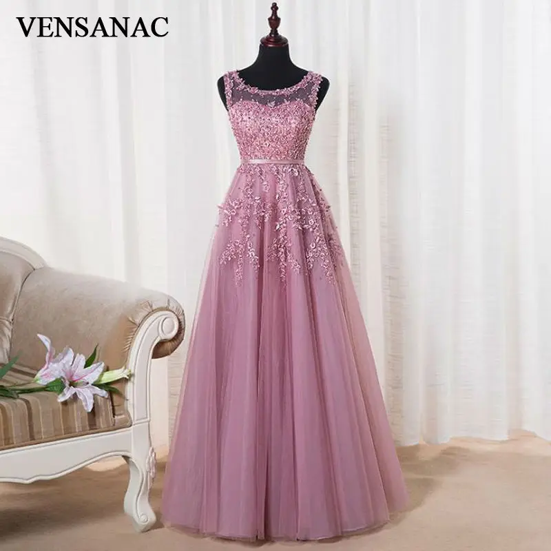 VENSANAC 2017 New A Line Lace Appliques O