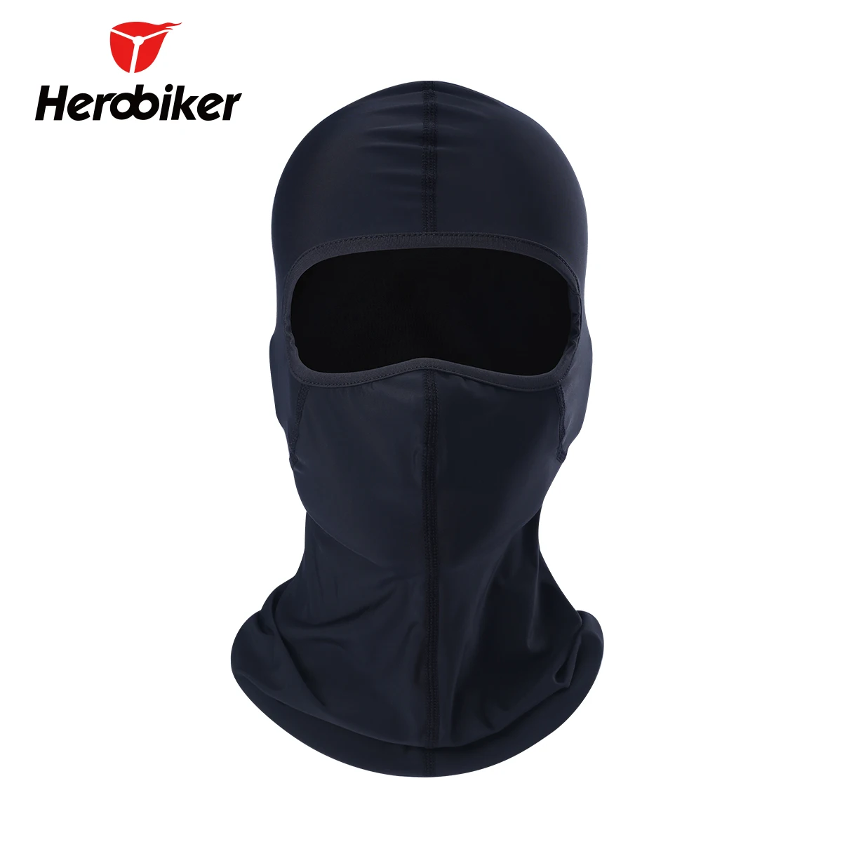 Маска для лица HEROBIKER мотоциклетная унисекс черная Лыжная маска Балаклава