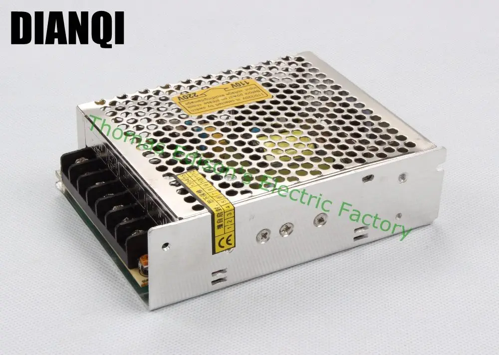 

Triple output power supply 40w 5V 3a, 12V 2a,-12V 0.5a power suply T-40B ac dc converter good quality