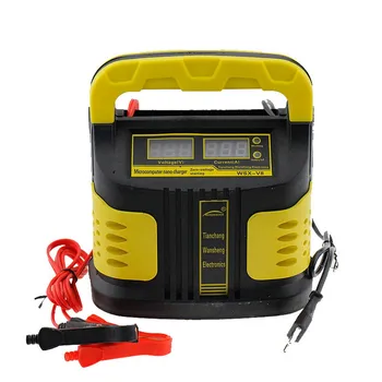 

12V/24V Car And Motorcycle Universal Fast Charging Automatic Battery Charger Intelligent Repair Battery Charger LCD Display