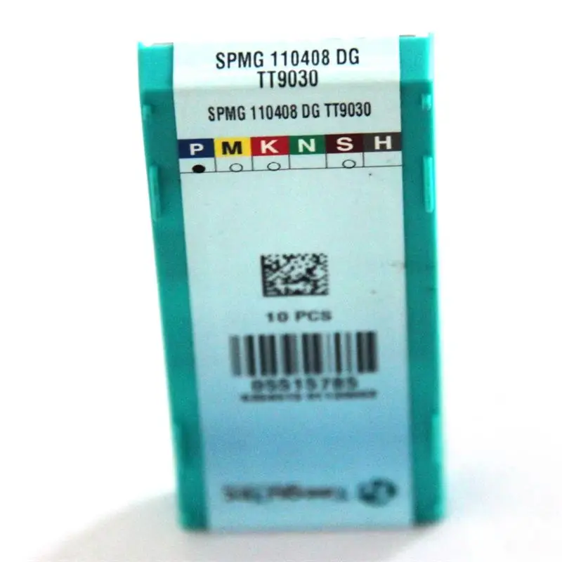 10pcs/lot SPMG110408-DG TT9030 TaeguTec Inserts New Original Cermet Turning Tool Lathe Parts For CNC Tools | Инструменты