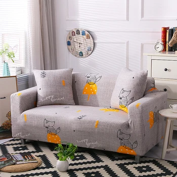 

Cartoon Animals Sofa Slipcovers Tight Wrap All-inclusive Slip-resistant Elastic Cubre Sofa Towel Corner Sofa Cover Couch Cover