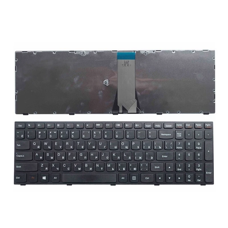 Новинка клавиатура YALUZU для LENOVO IdeaPad 300-15ISK 300-15IBR 300-17ISK русская стандартная AEST7E00110