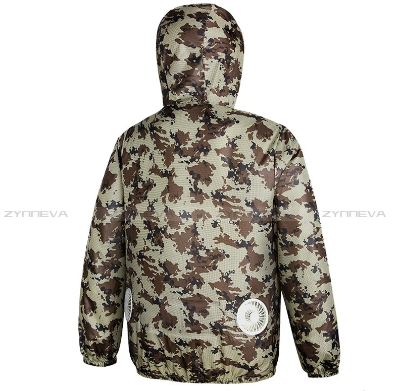 ZYNNEVA летняя куртка с охлаждающим вентилятором камуфляжная одежда для защиты от солнца дышащая мужская и женская куртка для рыбалки и охоты GK3114