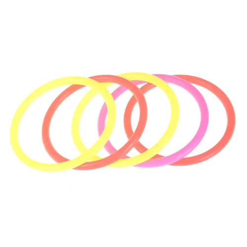 

5Pcs/set Colorful Hoopla Piling Ring Separable Throw circle for Children Kid Indoor Outdoor Sport Toy