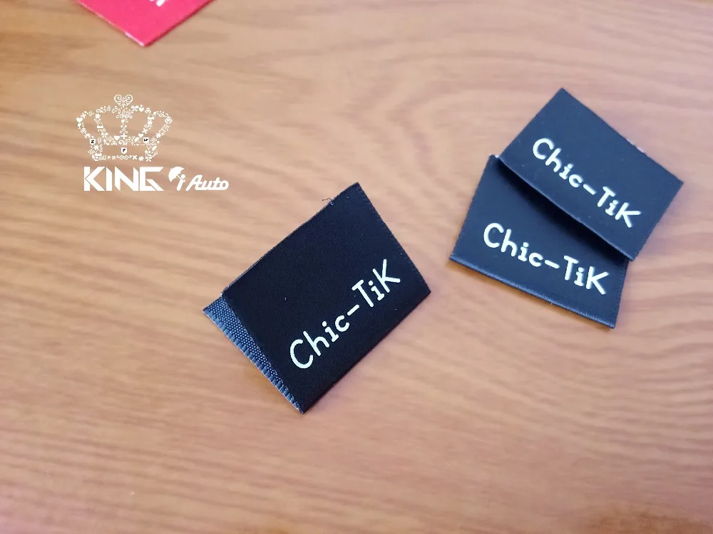 Big famous brand garment woven labels/ shoe size series labels / trousers hang tag and ribbon ...
