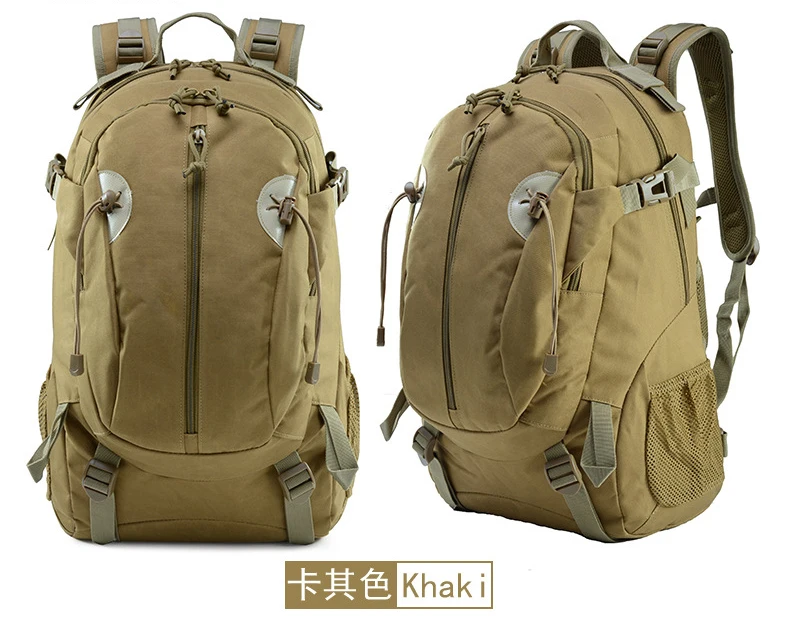 30L waterproof Tactical Camouflage sprots backpack men travel outdoor Military male Mountaineering Hiking Climbing Camping bags - Цвет: khaki