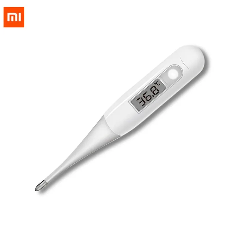 

Xiaomi iHealth Medical Baby High Sensitivity LED Electric Thermometer Underarm/Oral Soft Head Thermometer For Baby with battery#