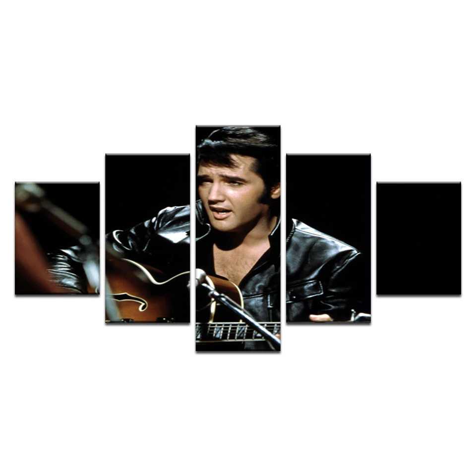 Home Decor Elvis Presli Presley Canvas Painting On The Wall Pictures For Living Room Top-rated Modular Oil Poster | Дом и сад