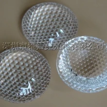 Мощный светодиодный объектив диаметром 23 мм, пластиковая плоско-выпуклая линза, светодиодный оптический объектив, Светодиодный отражатель