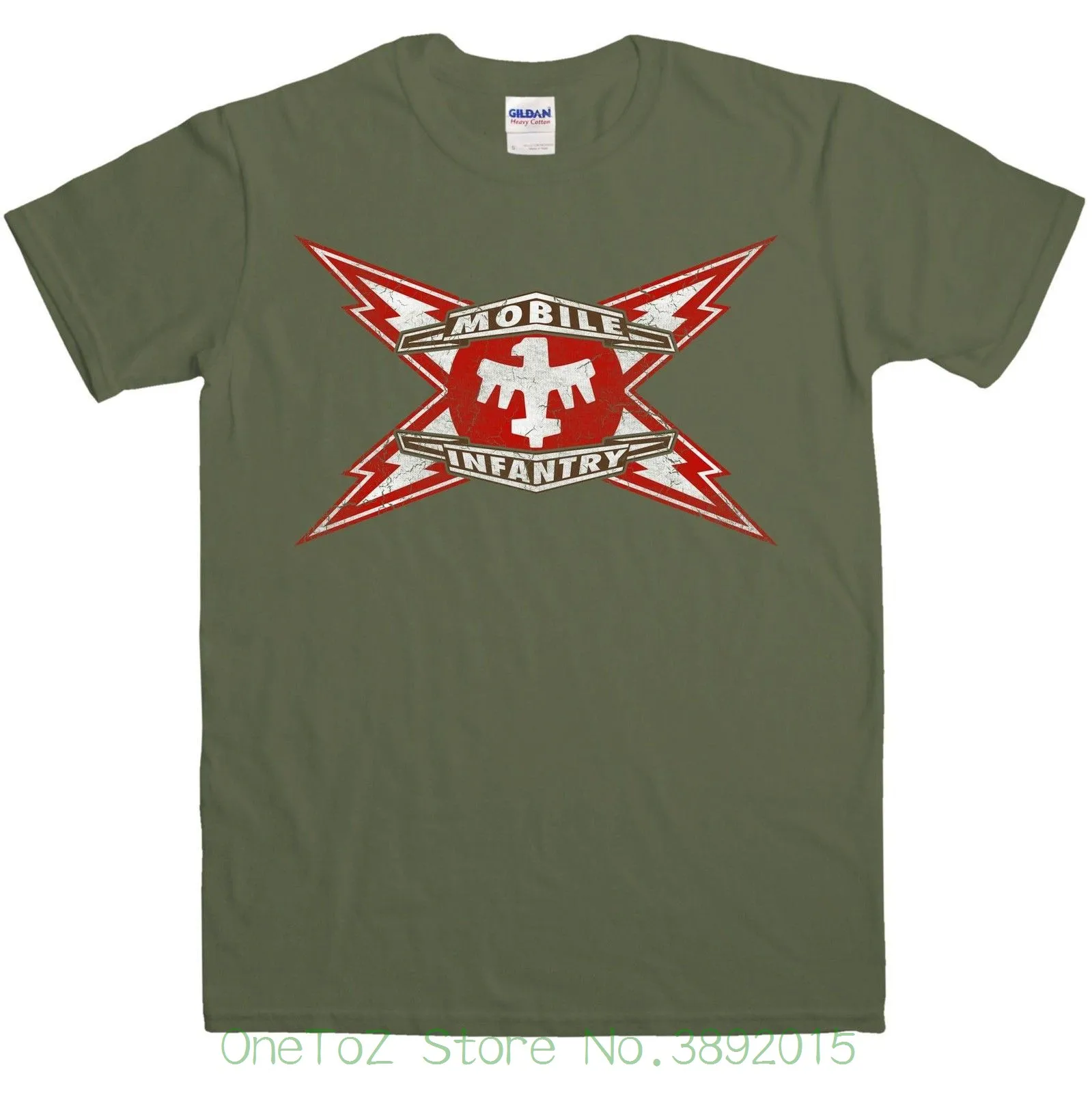Футболка с принтом мужской бренд вдохновлен звездным кораблем Troopers-Mobile Infantry T Shirt-8 ball t shirts