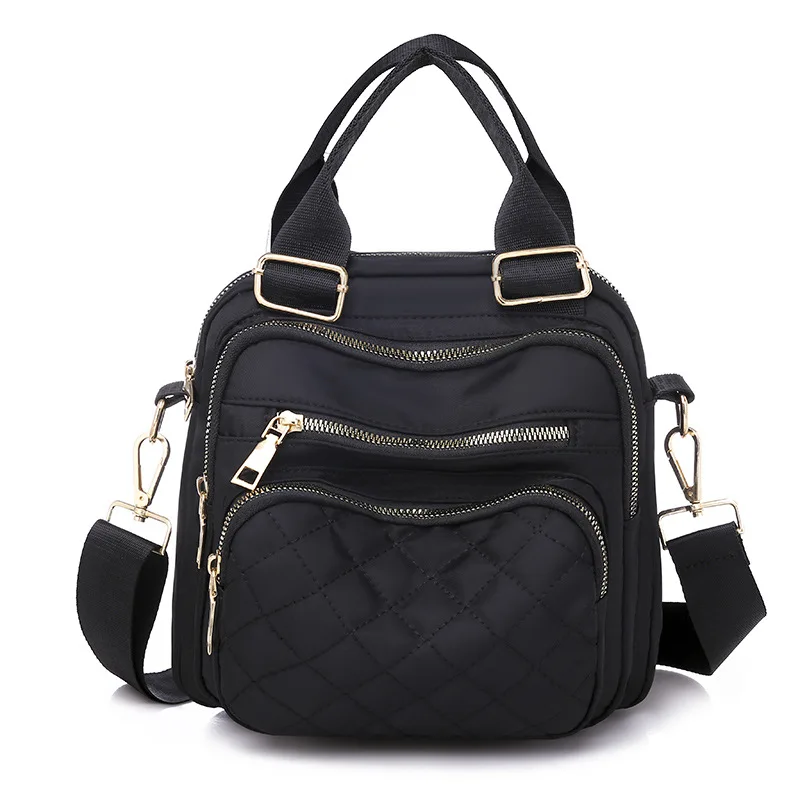 BRIGGS Модный маленький женский рюкзак, водонепроницаемый нейлоновый рюкзак для путешествий, школьные сумки для девочек-подростков, рюкзак Mochila - Цвет: black