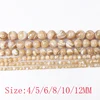 CAMDOE DANLEN Natural Brown Trochus Shell Beads Sea Shell 4 5 6 8 10 12mm Round Bead DIY Charm Beads For Women jewelry Making ► Photo 3/6