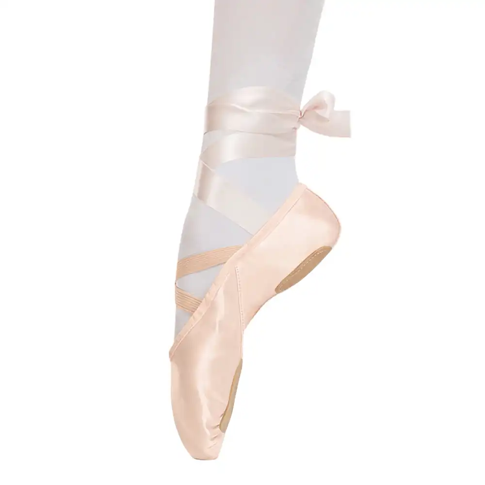 ballerina slippers with ribbons