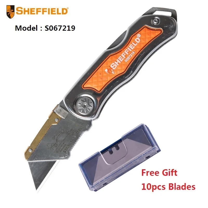 Шеффилд Универсальный складной нож SK5 стальной нож сверхмощный нож многофункциональный нож для резки бумаги в принтере инструмент с 10 лезвиями - Цвет: Knife S067219