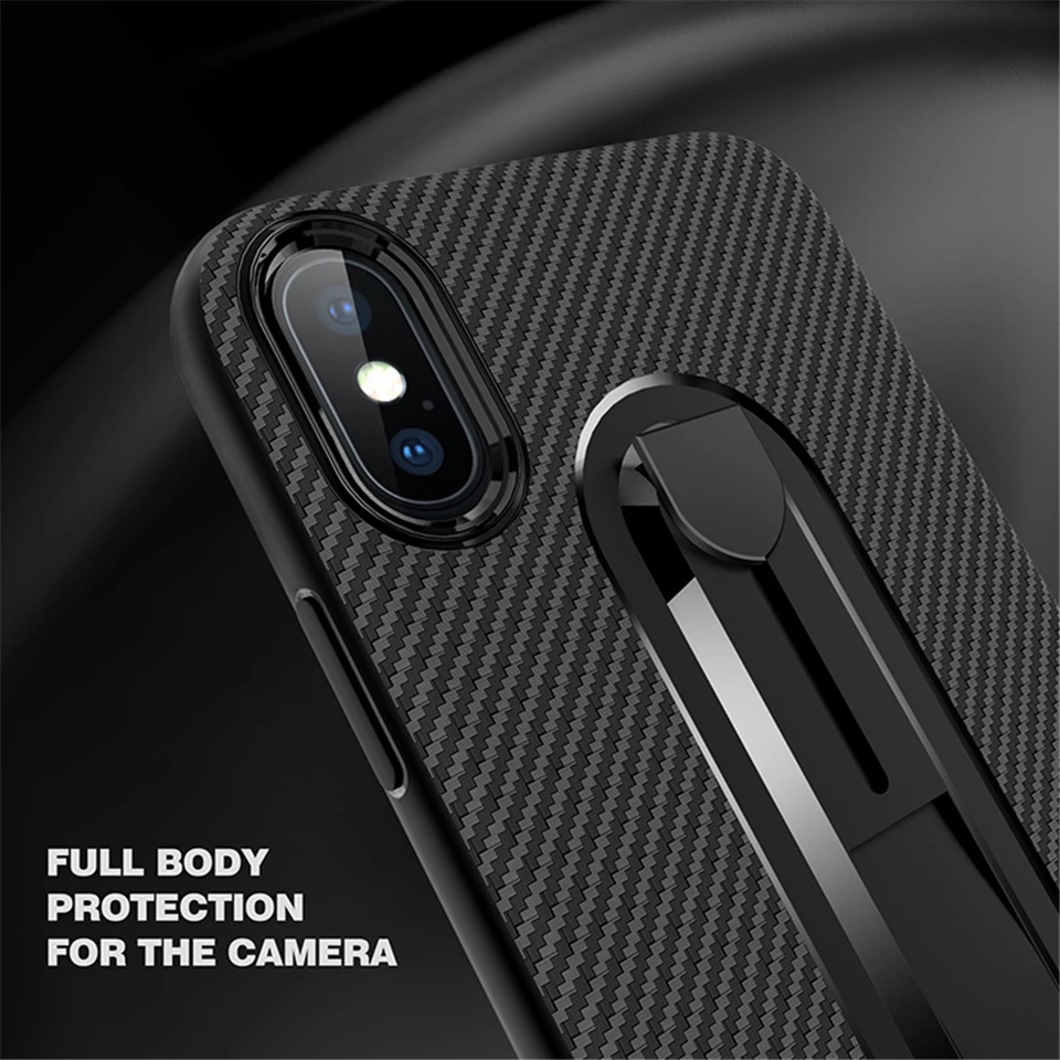 Luxury Armor TPU Silicone Case For iphone XS MAX XR X SE 5 5s 6 6s 7 8 Plus Cover Carbon fiber texture back Soft Phone Cases |