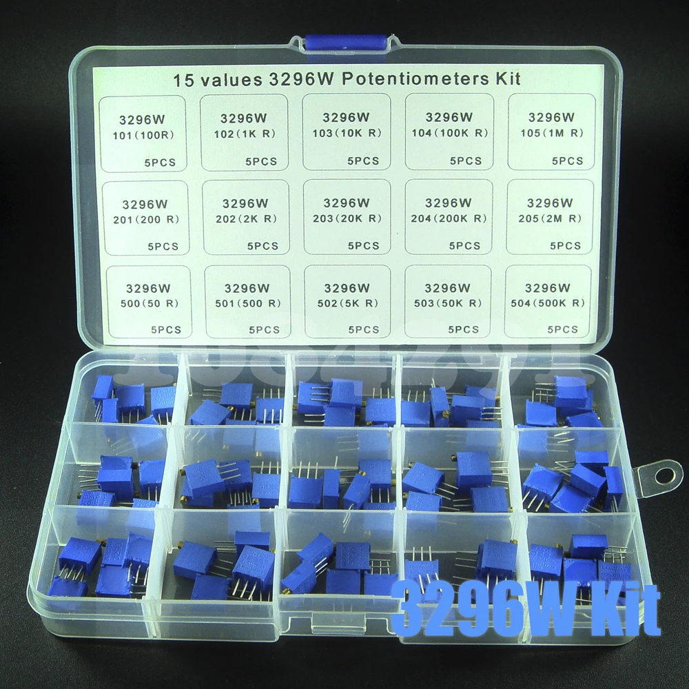 65pcs Variable Resistor Trimmer Potentiometer Kit Ghana