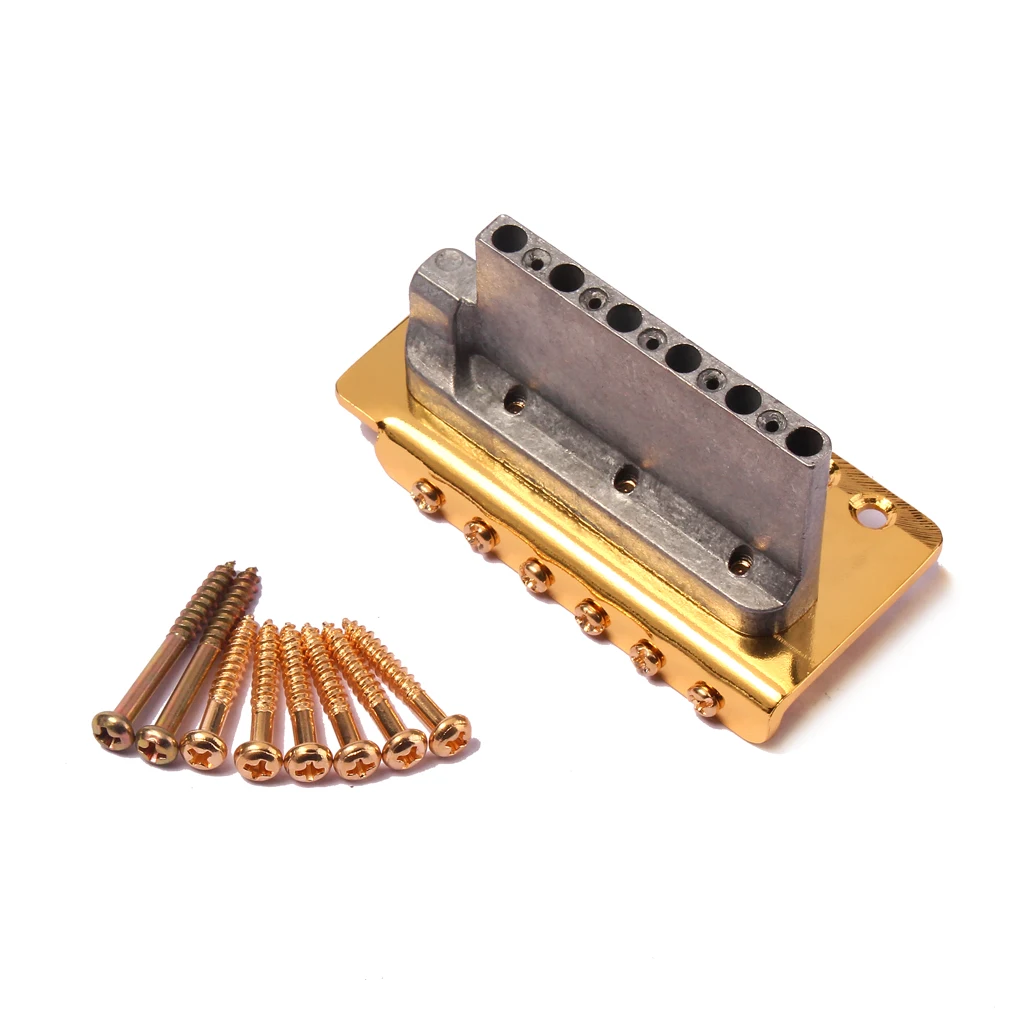 Set of Tremolo Bridge System Screws Retractor Crank Wrench Springs Kit For  Fender Stratocaster Guitars Gold