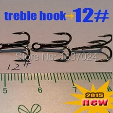Тройные рыболовные крючки 12#100 шт колючая крючок из высокоуглеродистой стали
