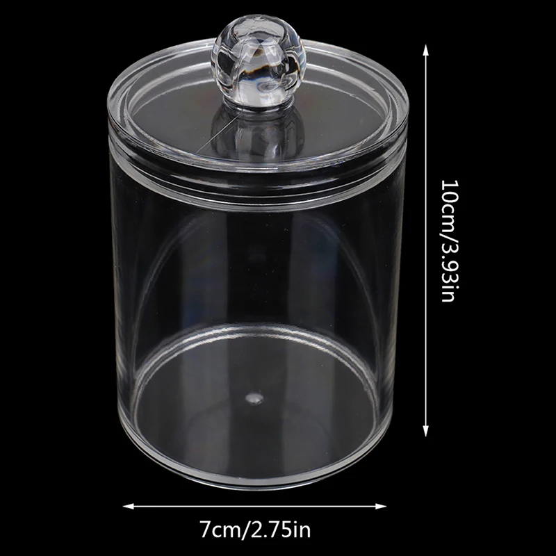 

1PCS Transparent Cotton Swabs Stick Storage Box Clear Acrylic Cosmetic Makeup Holder Organizer Case High Quality
