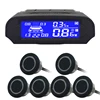 Car Auto Parktronic con 6 Sensor de detección de Radar ultrasónico reverso Sistema de Monitoreo de Radar en espera asistente 12V envío gratis ► Foto 2/5