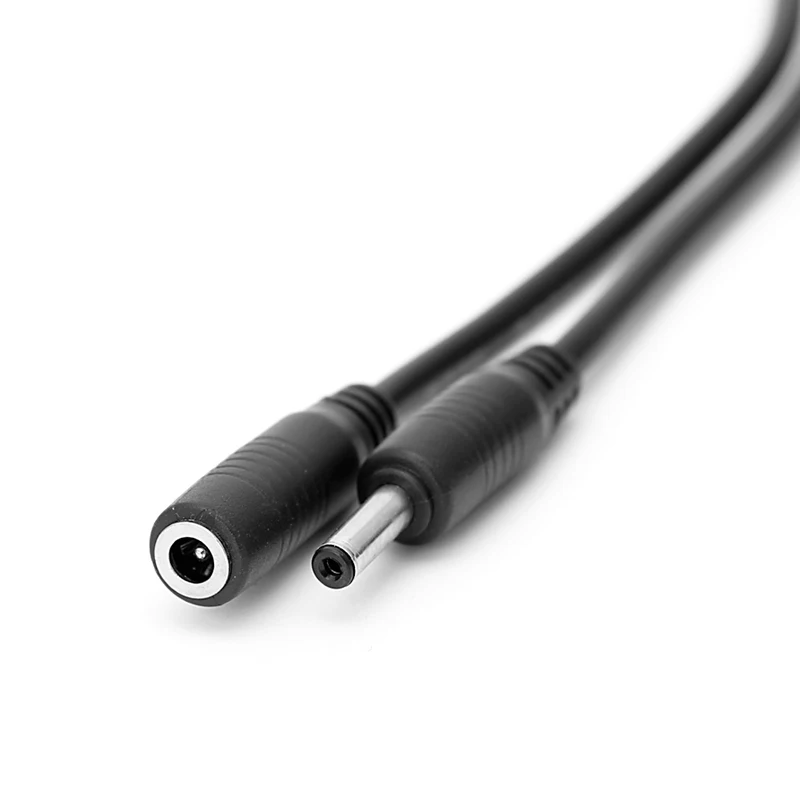 

Black 3.5*1.35mm Extension Power Cable Cord Camera For Wanscam Foscam Duarable