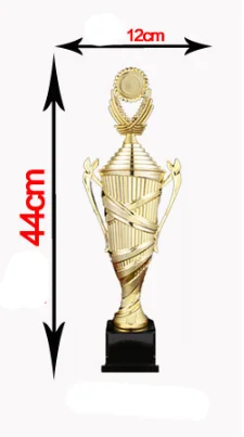 

Hot Sale Sports Dance Athletic Prize Award Trophy Cups Golden Plated Metal Cup Trophy Sports Trophies Award Medals 28cm Height