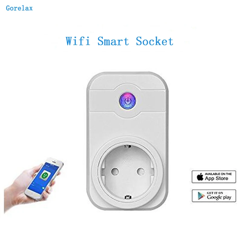 Smart Plug, Gorelax Mini Wifi Smart Plug, Беспроводной удаленный повторитель Smart AC Plug Outlet power Switch Socket, работает с Alexa