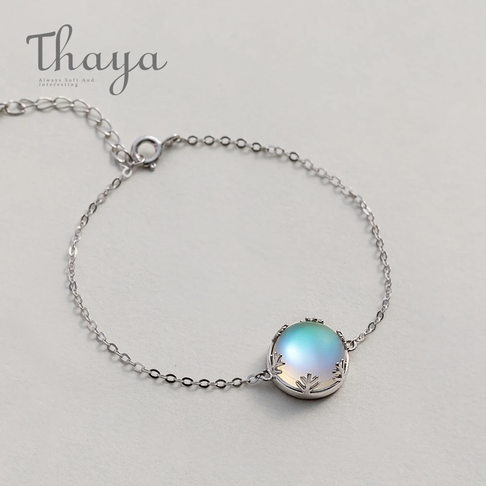 Price Thaya Aurora Ladies Bracelets s925 Silver Gradient Crystal Magical Bracelet Female Simple Elegant Dainty Friendship Jewelry