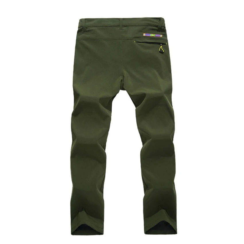 JACKSANQI de invierno de los hombres de Trekking pantalones nuevos impermeable al aire libre a prueba de viento térmica gruesa pantalones de senderismo Camping pantalones de esquí de 5XL RA034