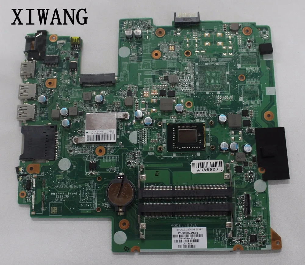 

704989-001 704989-501 Free Shipping DAU33CMB6C0 Laptop Motherboard for HP Pavilion 14 14-B Motherboard HM70 CEL847 CPU DDR3