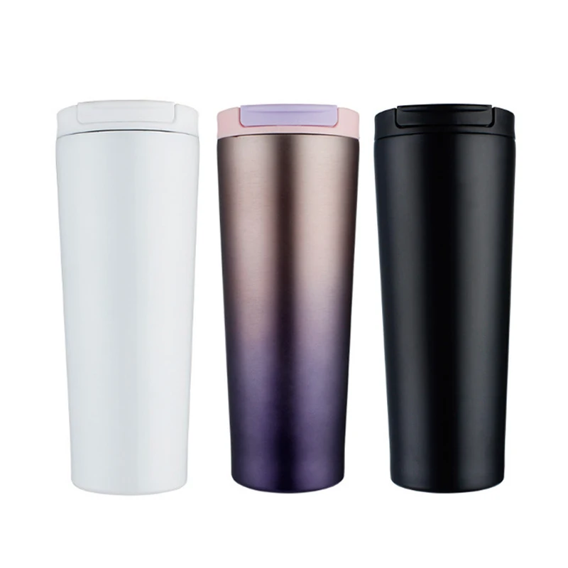 

ASFULL Vacuum Thermos Mug Coffee Cup 500ML Thermos Cup Stainless Steel Mug Cup With Lid Travel Vacuum Flask Mugs For Coffee