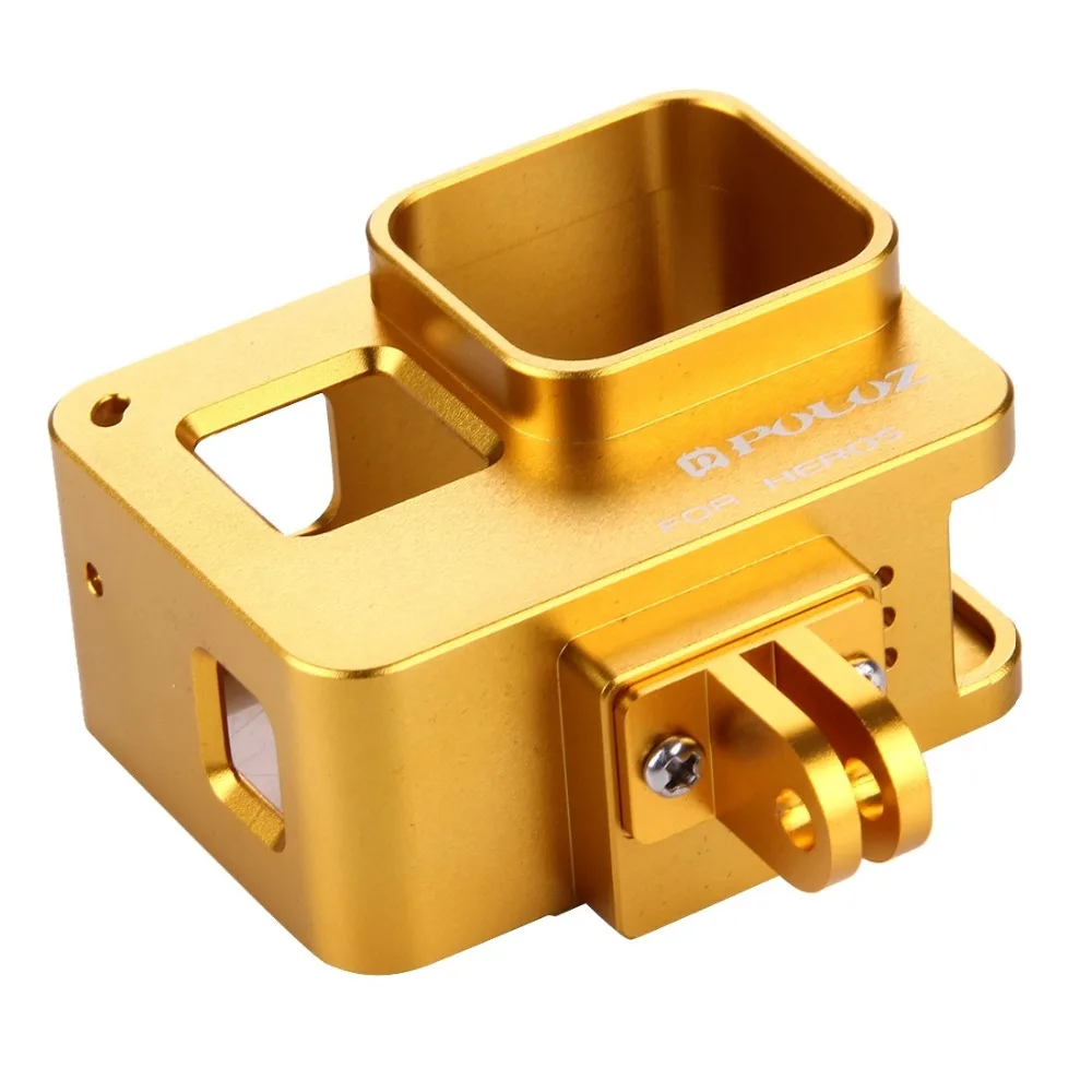 Escudo para Gopro Protetora para Gopro Cnc da Liga de Alumínio Puluz Habitação Hero 7 Preto Duro Case Quadro Gaiola 2020 5 6 - Image 6