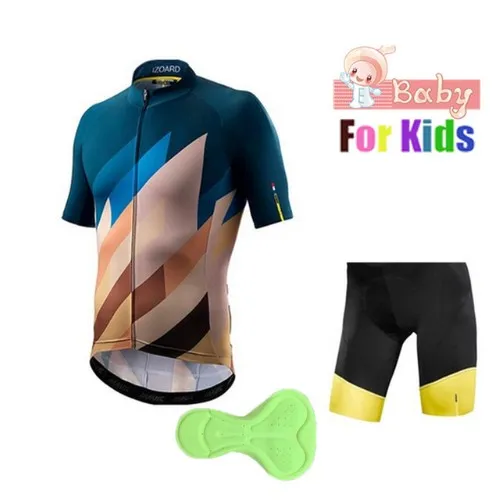2019 Mavic Breathable Quick Dry Kids Cycling Jersey Set Pro Team Children Bike Clothing Boys Summer Bicycle Wear Shorts | Спорт и