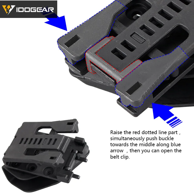 IDOGEAR мульти угол скорости мешок IPSC Регулировка пластиковый мешочек для журналов