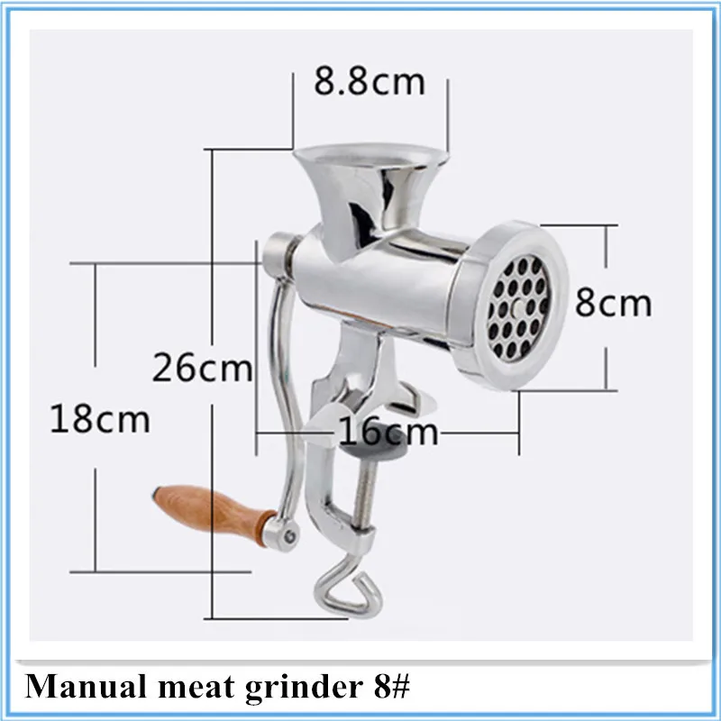 

Home Using Manual Meat Mincer Meat Grinder