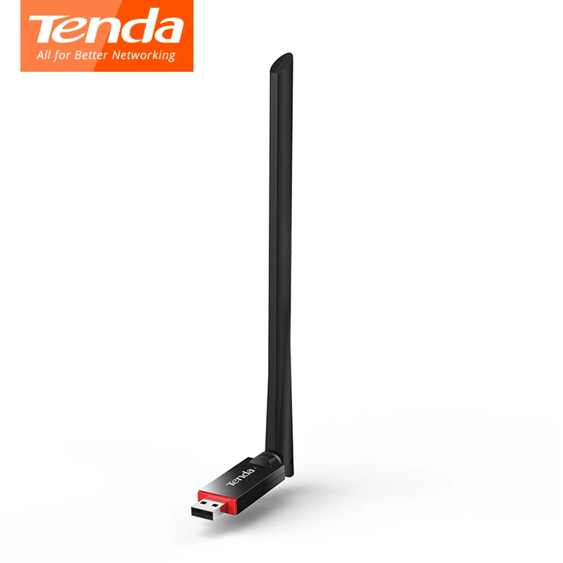 Tenda U6 WiFi адаптер 300 Мбит USB2.0 сетевой Портативный Wi Fi точка 1 * 6dbi внешний