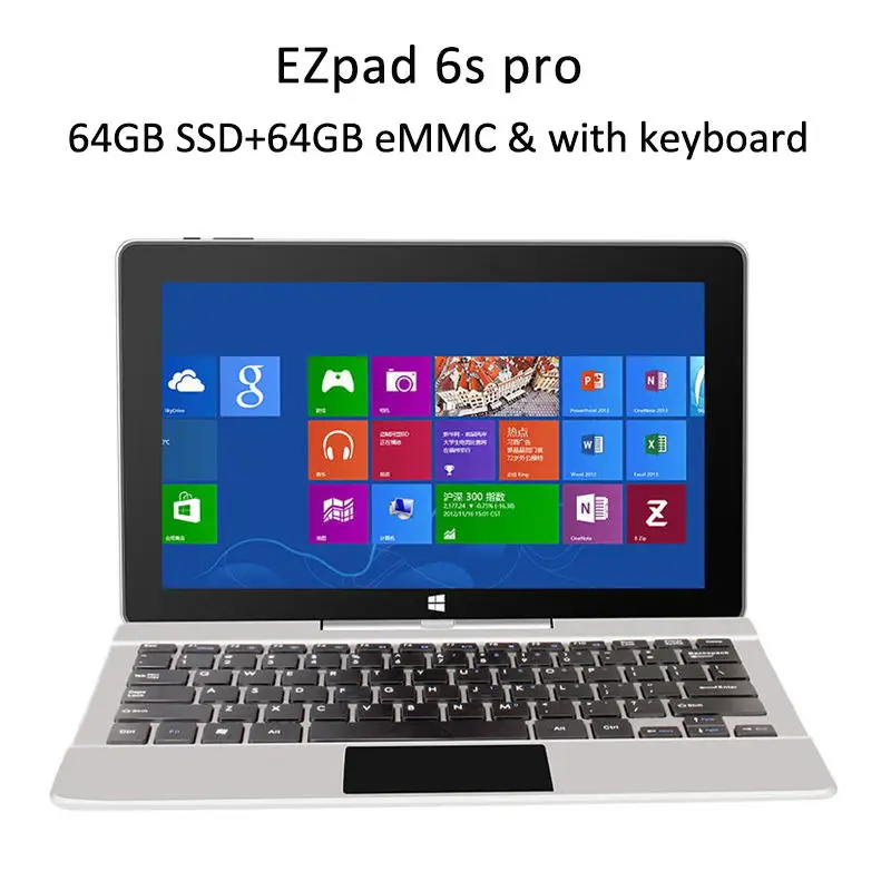 Jumper EZpad 6s pro/EZpad 6 pro 2 в 1 планшет 11," 1080 P ips планшеты ПК Apollo Lake E3950 6 ГБ DDR3 128 Гб SSD+ 64 Гб eMMC win10 - Комплект: EZpad 6S Pro With KB