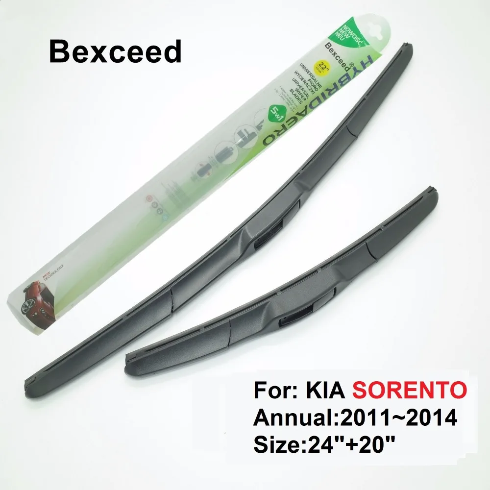 

1 Pair (24"+20") High Quality Bexceed of Car Windshield Hybrid Wiper Blade For KIA SORENTO