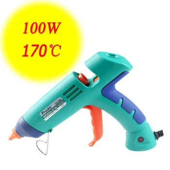 

GK-389H Professional hot melt Glue gun Craft With LED 11mm melt adhesive manual syringe gun dispenser pistol melted handy heate