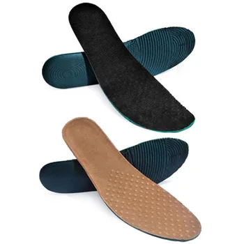 

Black Faux Leather Shoe Pad Cuttable Unisex Breathable Shock Proof Deodorant Insole Cushion Ultra Thin Pads For Women Men