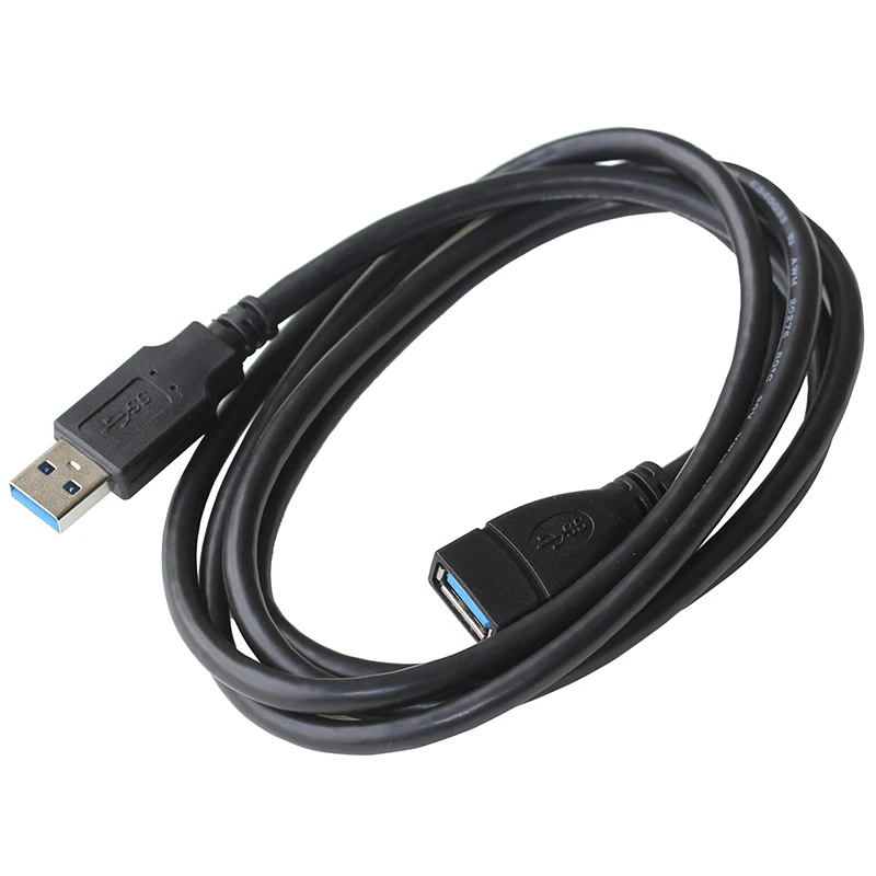 1.5 متر usb 3.0 ذكر إلى أنثى تمديد كابل بيانات متزامنة شاحن