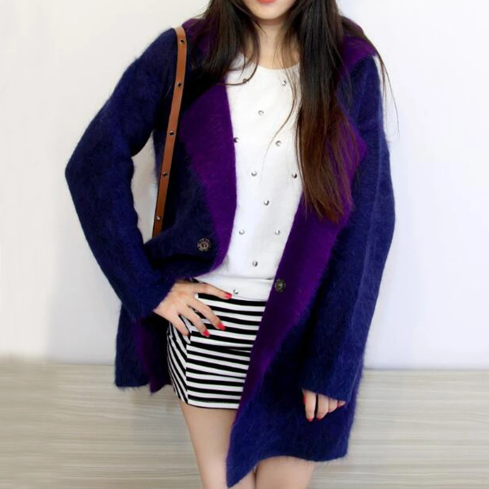 

2019 New Arrivals Free Shipping Natural Soft Mink Cashmere Cardigans Genuine Pure Mink Cashmere Sweaters tbsr332