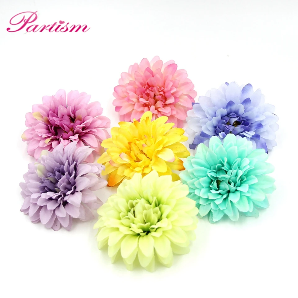 10PCS Artificial Silk Flower Colorful Chrysanthemum High Quality Flower