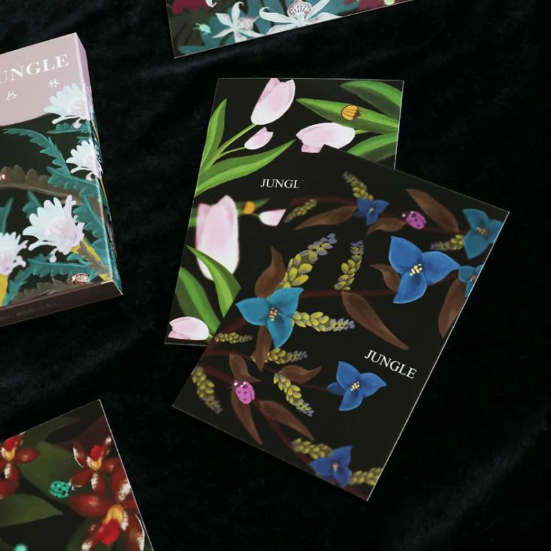 

1 Pack 30sheets Cartoon forest Greeting Card Postcards Birthday Bussiness Gift Card Set Message Card
