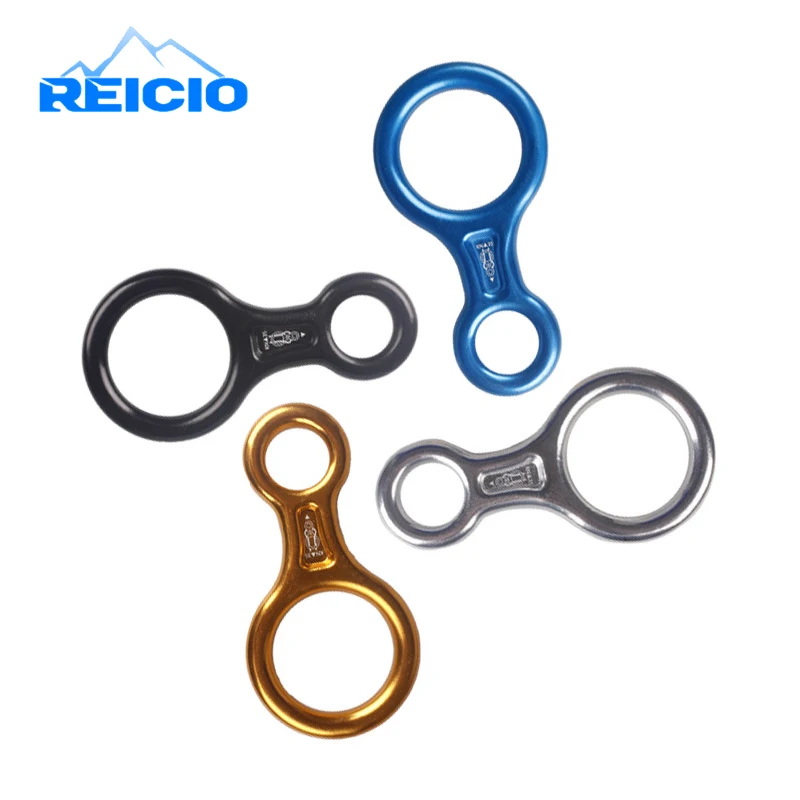 

REICIO 35KN Climbing Slow Down Eight Rings protector Rock Climbing Equipment Outdoor Supplies Drop Escape Device