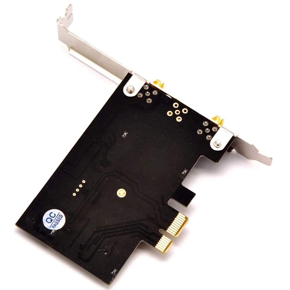 WTXUP двухдиапазонный 8265AC 802.11ac 867 Мбит/с + 300 Настольный беспроводной PCI E WiFi адаптер
