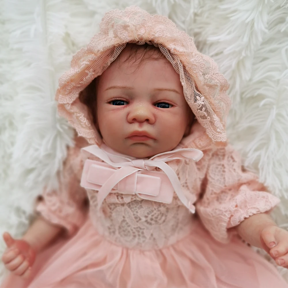 OtardDolls Bebe Кукла Новорожденный 18 дюймов Reborn Baby Doll мягкая виниловая Кремниевая пупсик bonecas для детей Подарки