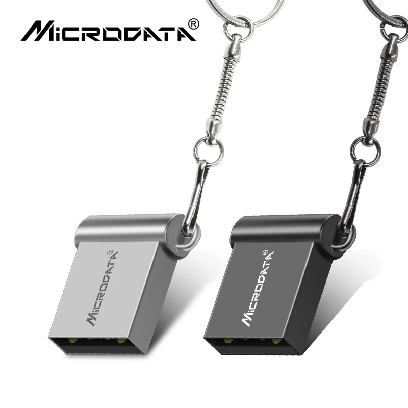USB Flash Drive flash drive 128GB 64GB 32GB 16GB Metal pen drive flash pendrive memory USB stick full capacity Super tiny Waterproof
